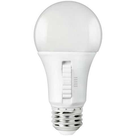 Adjustable 9 Watt Light Bulb - 5 Selectable Color Temperature Options