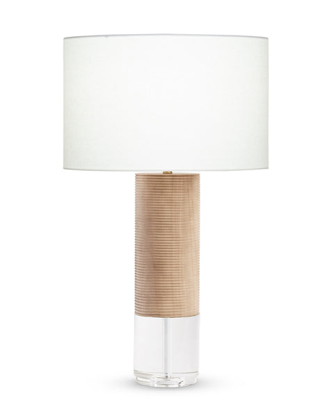 Admiral Column Fluted Handcrafted Table Lamp