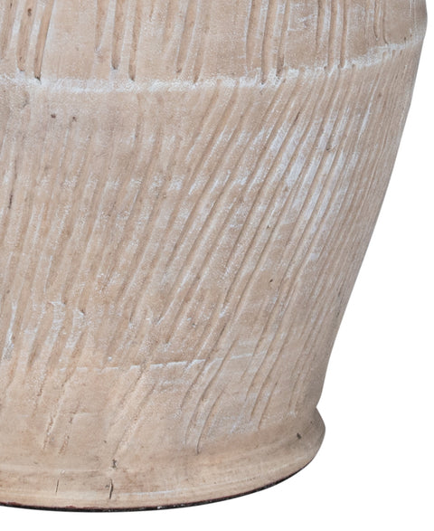 Adrian Column Carving Modern Accent Table Lamp