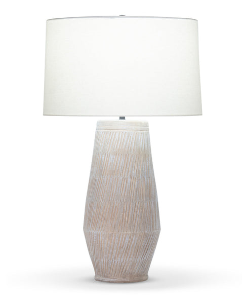 Adrian Column Carving Modern Accent Table Lamp