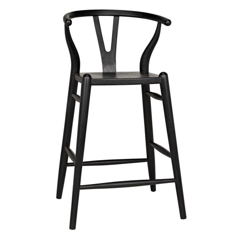 Zola Wishbone High Back Scandinavian Counter Stool