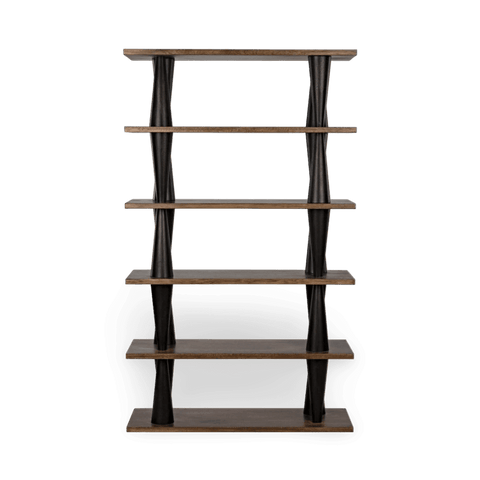 Ebony Standard Walnut Bookcase