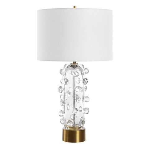 Aura Accent Drum Table Lamp for Modern Spaces