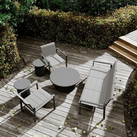 Amalfi Modern Club Lounge Chair for Outdoor Living