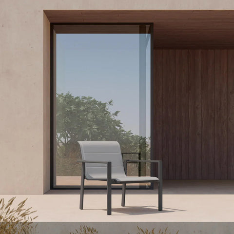 Amalfi Modern Club Lounge Chair for Outdoor Living