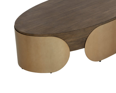 Amarula Timeless Minimalist Curved Coffee Table