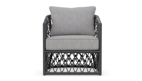 Amelia Modern Accent Chair with Armrests for Lawn & Garden