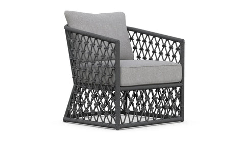 Amelia Modern Accent Chair with Armrests for Lawn & Garden