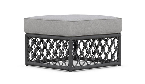 Amelia Lawn & Garden Modern Chenille Pouf Ottoman