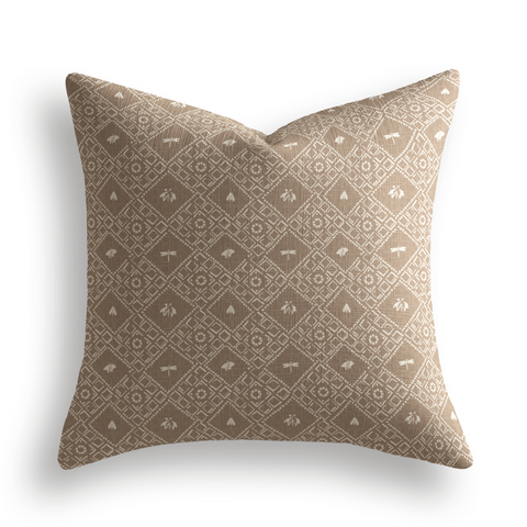 Americana Throw Pillow in Cumin