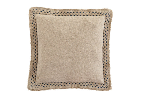 Anaya Classic Bohemian Handcrafted Pillow Cover with Embroidery - 20 x 20