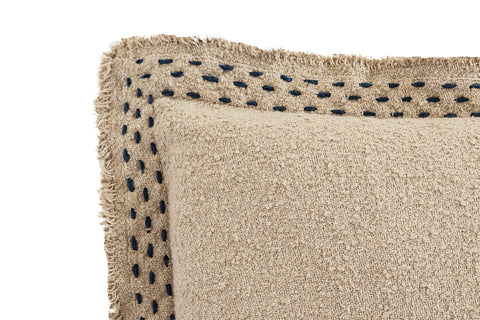 Anaya Classic Bohemian Handcrafted Pillow Cover with Embroidery - 20 x 20