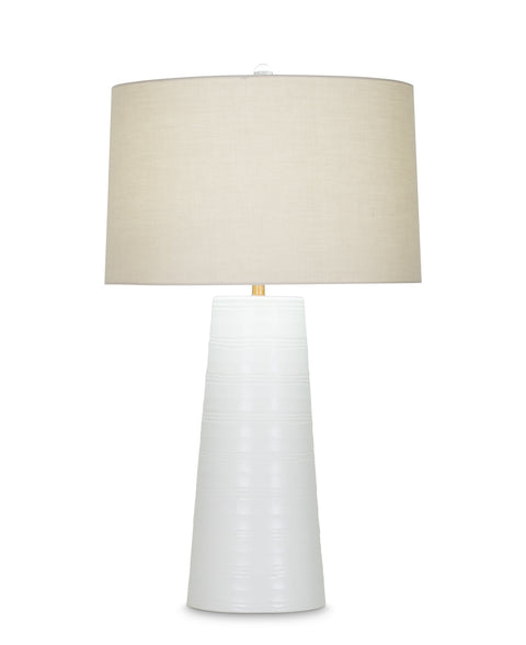 Annabelle Column Carving Contemporary Table Lamp