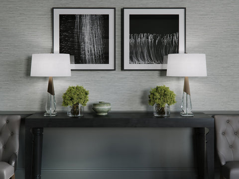 April Elegant Accent Table Lamp with Carving Modern Design