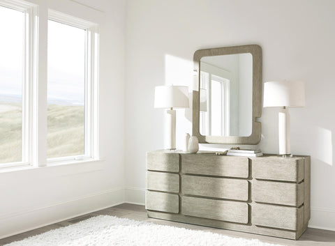 Arcadia Modern Wire Brush Drawer Dresser