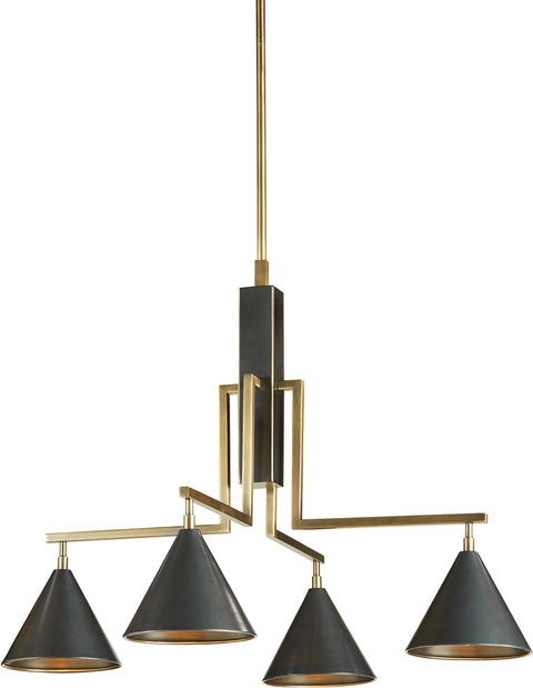 Aria Ambient Mid Century Modern Chandelier Ceiling Light