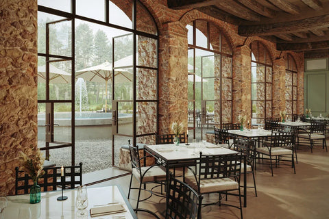 Outdoor Living & Garden Traditional Armchair with Fixed Round Arms