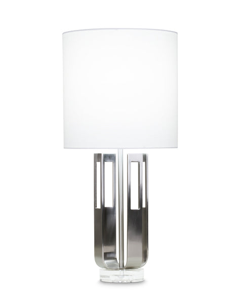 Atticus Column Cut-Out Table Lamp for Modern Accent Spaces