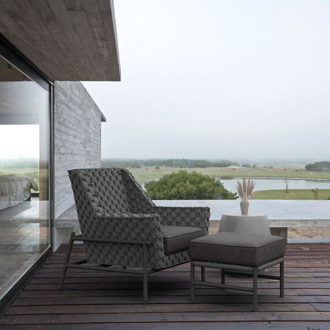 Avalon Lawn & Garden Modern Accent Chair Outdoor Furniture