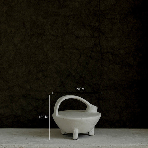 Decorating Essentials Modern Asymmetrical Matte Table Vase