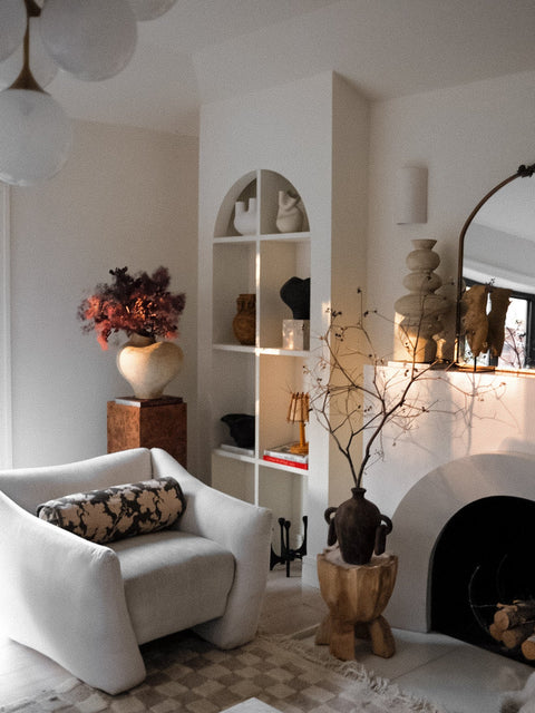 Artful Traditionalist Vintage Bolster Pillow