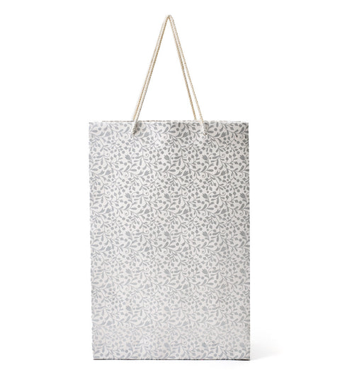 Holiday Floral Graphic Gift Bag