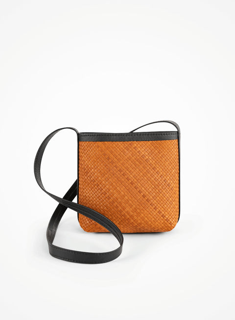 Geometric Braided Crossbody with Shoulder Straps