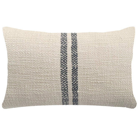 Powered by People Timeless Minimalist Scandinavian Soft Textured Lumbar Pillow - 12 x 20