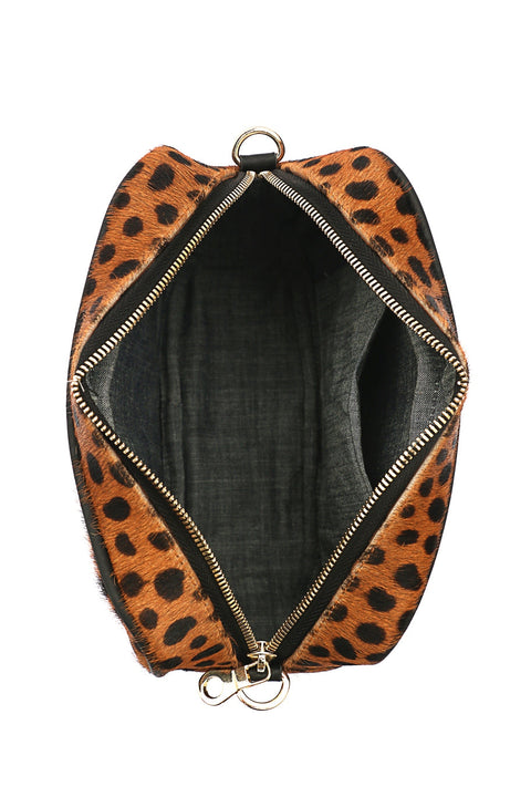 Leopard Animal Pattern Crossbody with Adjustable Straps