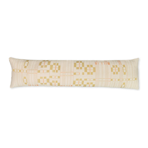 Powered by People Artful Traditionalist Handwoven Scandinavian Rectangle Pillow Cover - 12 x 48
