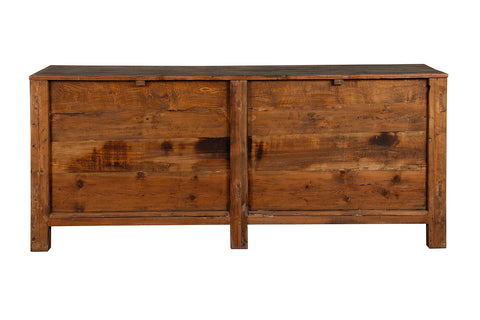 Flemmer Rustic Sideboard with Antique Distressed Finish Cabinet