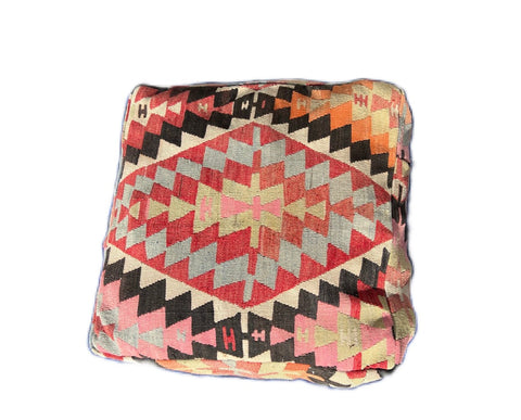 Artful Traditionalist Bohemian Handwoven Pillow Cover