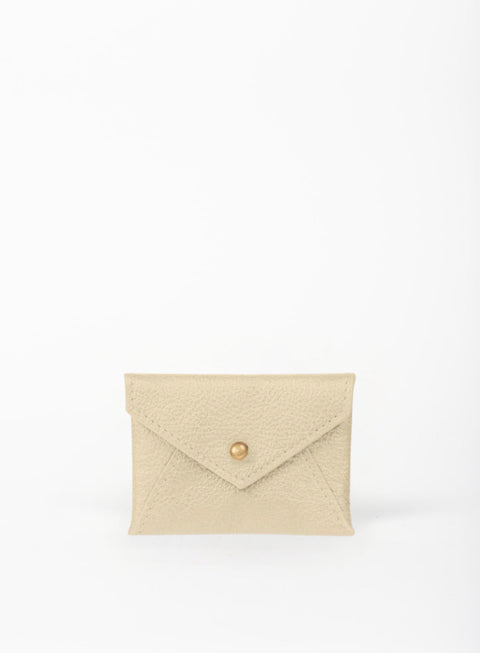 Solid Snap Leather Pouch