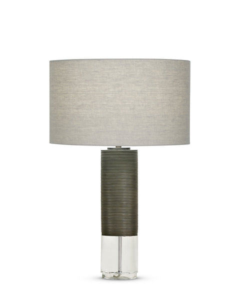 Atlantic Column Fluted Table Lamp for Modern Living Rooms