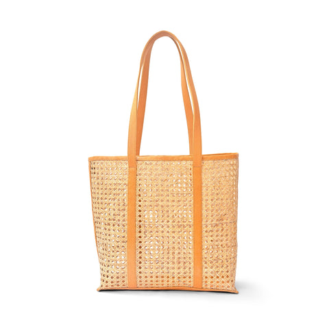 Handmade Geometric Open Top Tote