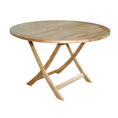 Tulip Contemporary Round Dining Table for Outdoor Living