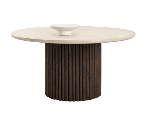Sunpan Timeless Minimalist Tulip Dining Table Modern Drum Style