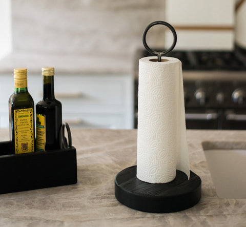 Barcelona Contemporary Rustic Kitchen Paper Towel Holder