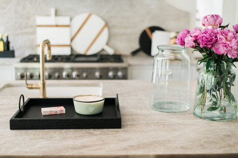 etúHOME Modern Rustic Lipped Serving Tray