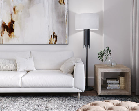 Barclay Column Accent Floor Lamp Contemporary Design