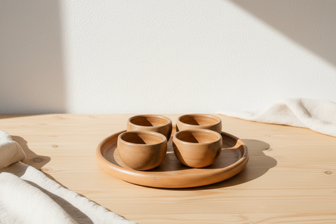 PALO SANTO Barro Quemado Serving Set