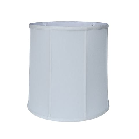 Basic Drum Supreme Satin Lamp Shade - White