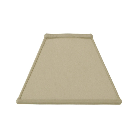 Basic Rectangle Anna Rayon Lamp Shade - Coffee
