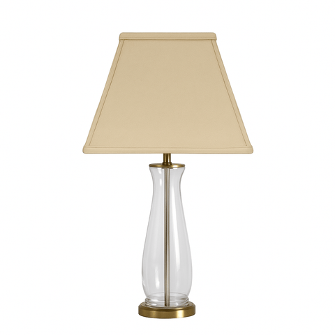 Basic Square Anna Rayon Lamp Shade - Coffee