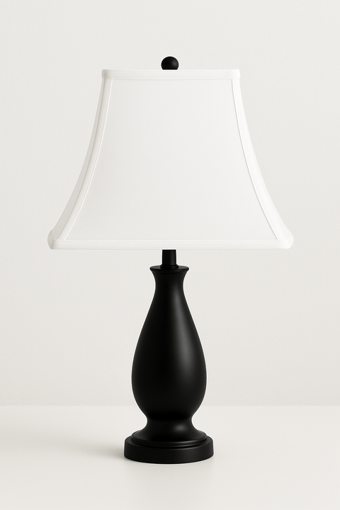 Basic Square Bell Supreme Satin Lamp Shade - Off White