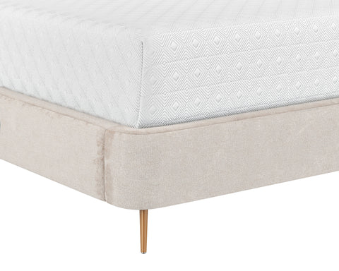 Sunpan Coastal Tierra Low Profile Platform with Headboard - Queen - King - Queen