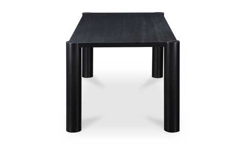 Timeless Minimalist Farm Rectangle Dining Table with Block Feet