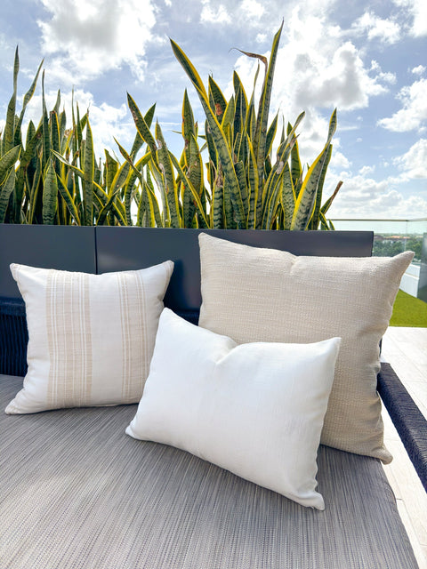 Anaya Outdoor Living & Garden Coastal Lumbar Throw Pillow - 14 x 20 - 20 x 20 - 24 x 24