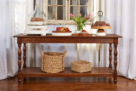 etúHOME Artful Traditionalist Rustic Entryway Console