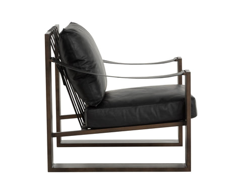 Industrial Creative Modern Lounge Chair with Fixed Cushion